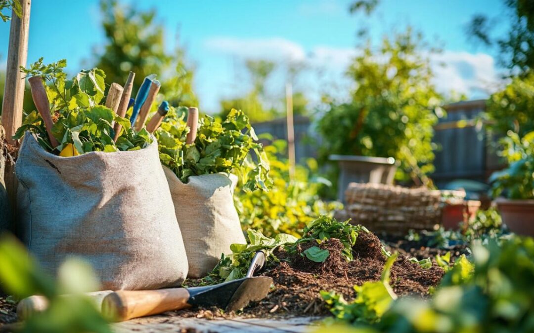 Quels sacs poubelle pour déchets verts après travaux extérieurs ?